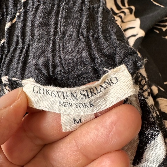 🛍️ Christian Siriano wide leg pants with pockets and elastic waist Size medium - Picture 10 of 10